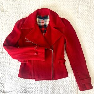Ralph Lauren Blue Label Red Wool Jacket. Size 2.